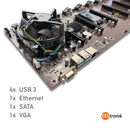 Riserless GPU-Mining Board mit 8x PCI-E 16x