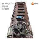 Riserless GPU-Mining Board mit 8x PCI-E 16x