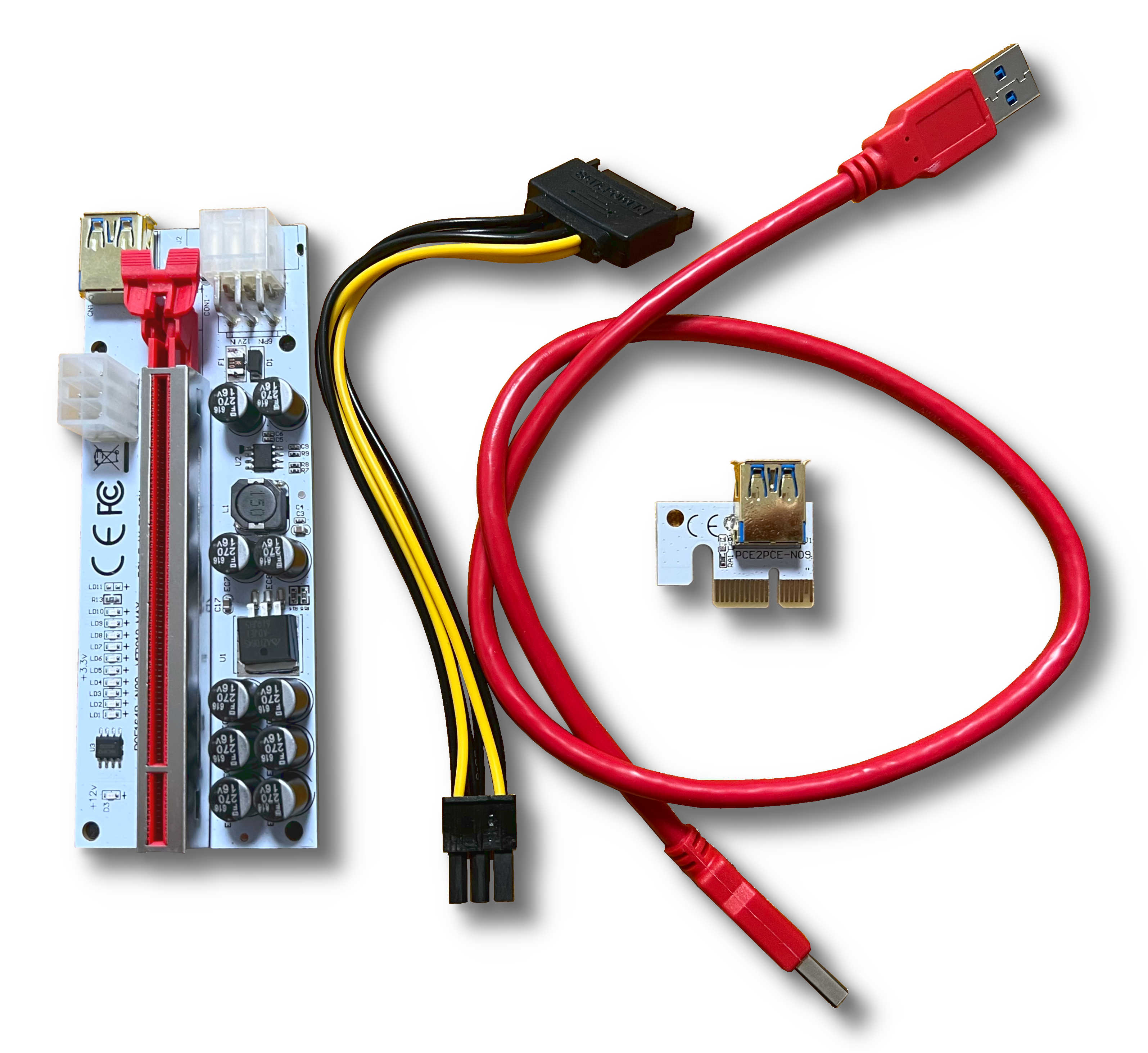 Usb Gpu Riser PCI-E GPU-Riser 1x auf 16x USB 3.0 VER012 MAX