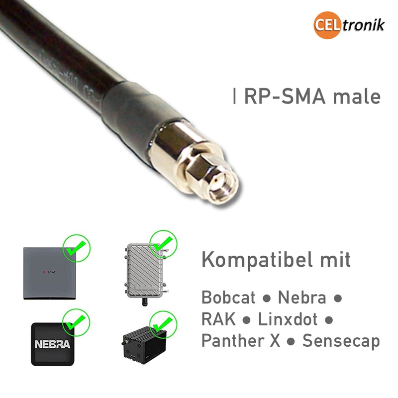 LMR 400 Koaxialkabel N-Type to RP-SMA