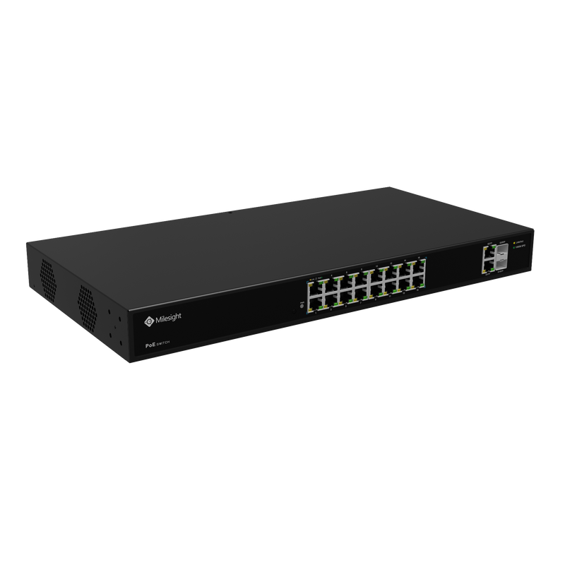 16-Port PoE Switch 1000M SFP