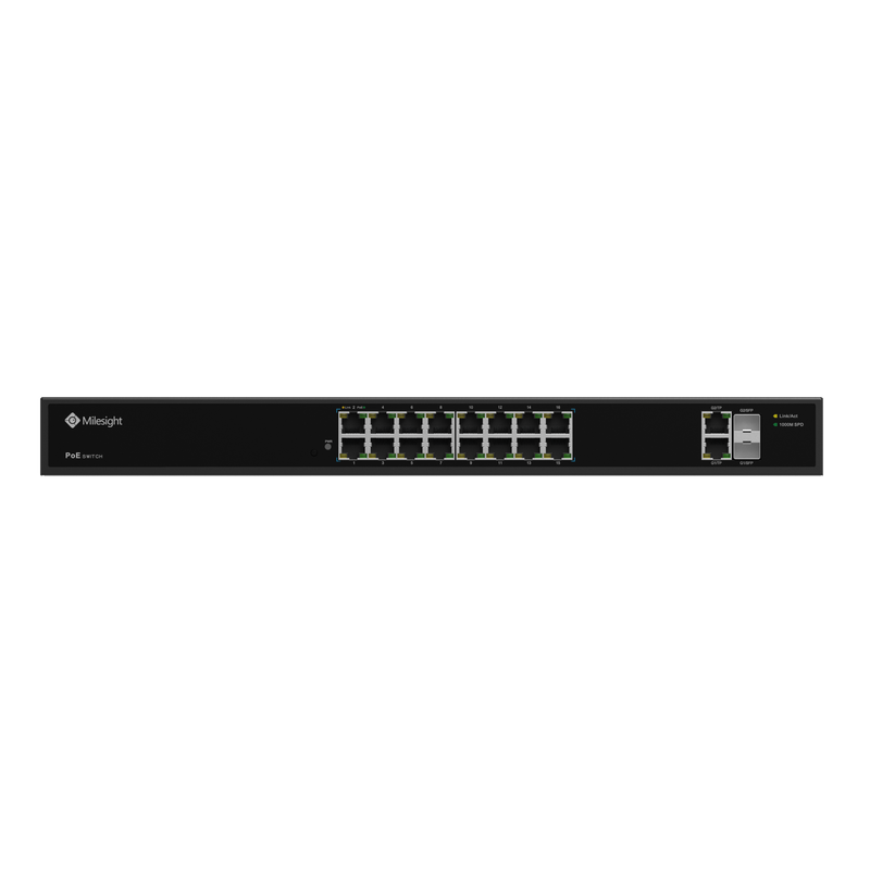 16-Port PoE Switch 1000M SFP