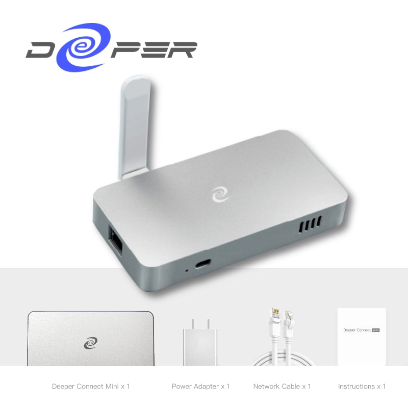 Deeper Connect Mini mit Wi-Fi Adapter