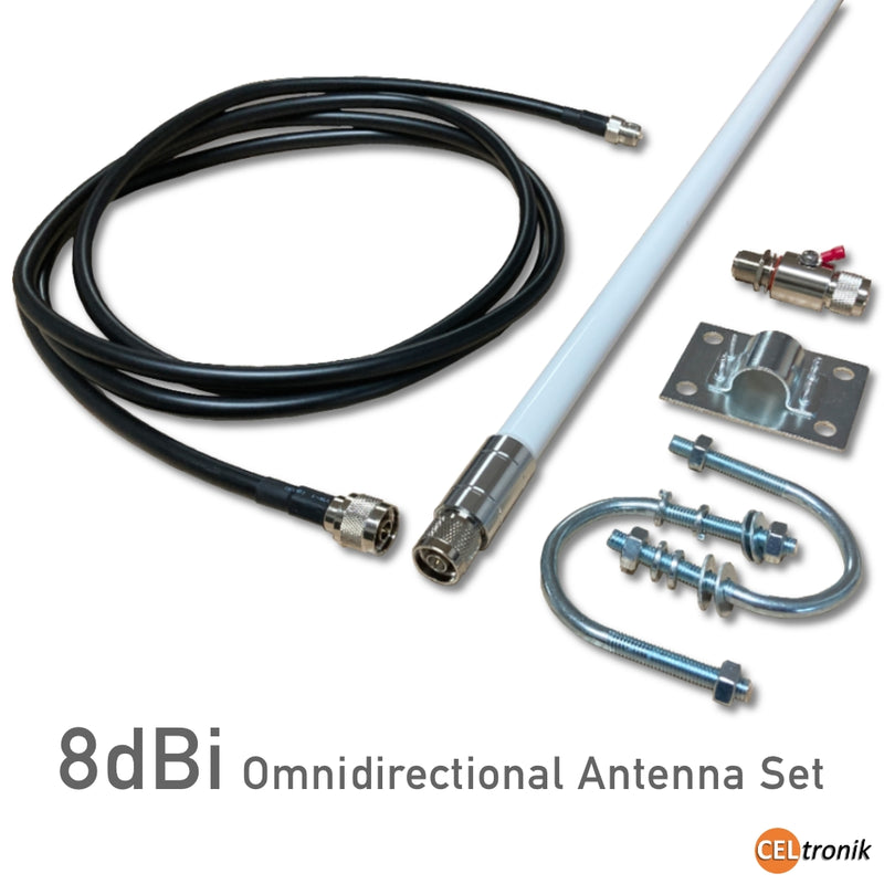 LoRaWAN Hotspot Helium 8dBi Antenna Set